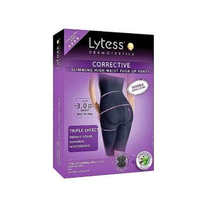 Lytess Corrective Slimming High Waist Push Up Panty Black XXL 