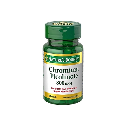 Natures Bounty Chromium Picolinate 800 mcg Tablet 50 S 