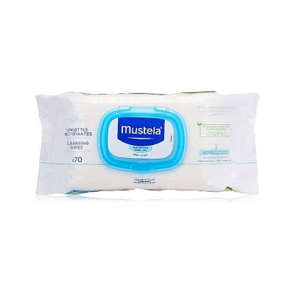 Mustela Cleansing Wipes 70 Pcs 