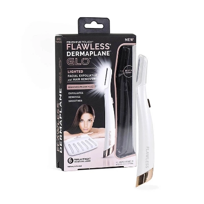 Flawless Dermaplane Glo Facial Exfoliator & Hair Remover 