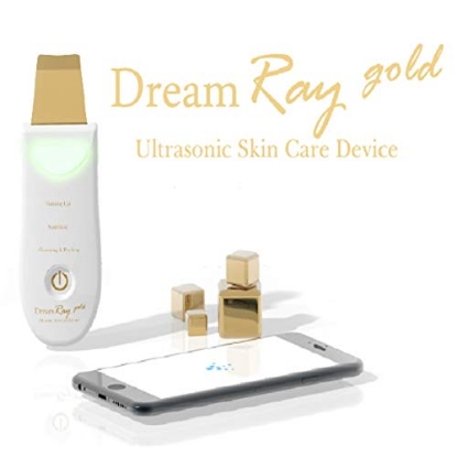 Derma Ray Gold Ultrasonic Skincare Device لتجديد خلايا البشرة 