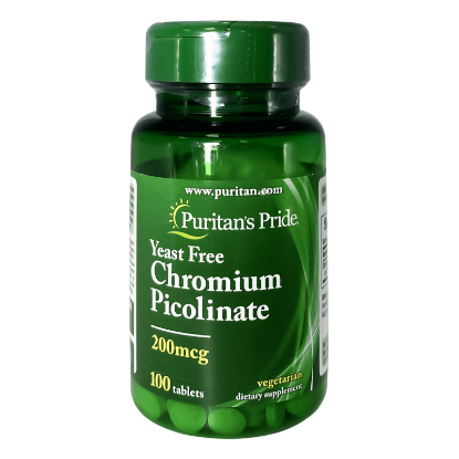P.Pride Chromium Picolinate 200 mcg Tabs 100's