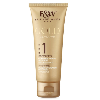 Fair & White Gold Sugar Exfoliator For Face 75 mL