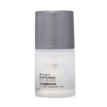 بيزلين رول اون مزيل الرائحة الطبيعي لتفتيح البشرة خال من الألمونيوم مدعم بالفضة 48 ساعة رجال 70 مل 