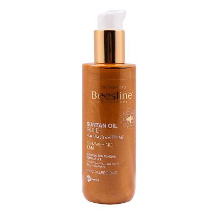 Beesline Suntan Oil Gold Shimmering Tan 200Ml 
