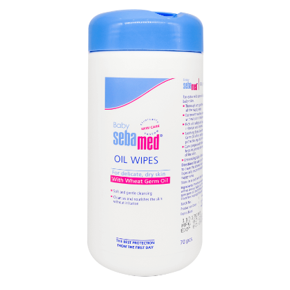 Sebamed Baby Oil Wipes 70 pcs 