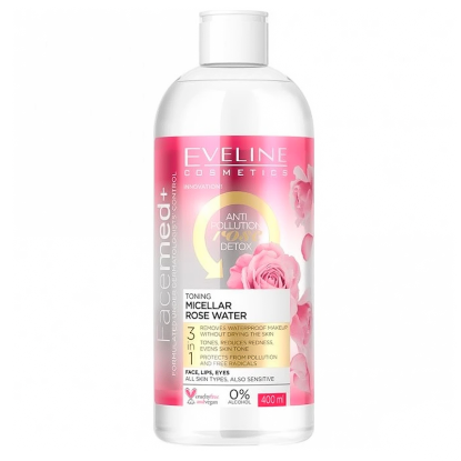 Eveline Facemed Toning Micellar Rose Water 400 ml