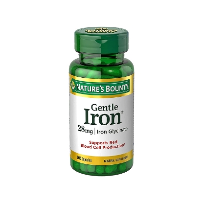 Natures Bounty Gentle Iron 28mg 90 S 