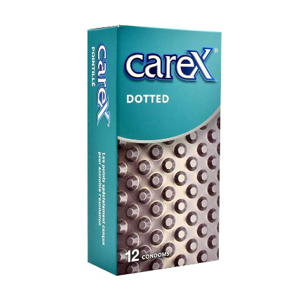 Carex Dotted Condoms 12'S for maximum protection