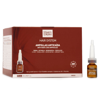 مارتيديرم انتيكايدا أمبولات الشعر 28 أمبولة لتساقط الشعر