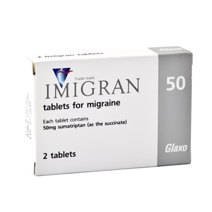 Imigran 50Mg 2 Tablets for Migraine