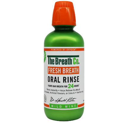 The Breath Co Fresh Breath Oral Rinse Mild Mint 500ml