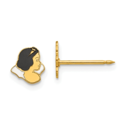 انفرنس 832E حلق طبي ديزني سنو وايت مطلي بالذهب 14 قيراط