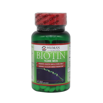 Human Essentials Biotin 10,000 mcg Tabs 60'S