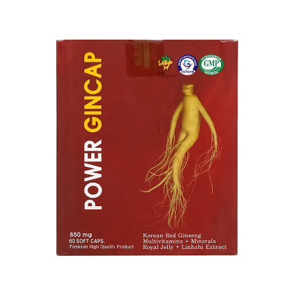 باور جينكاب 850 مجم 60 كبسولة