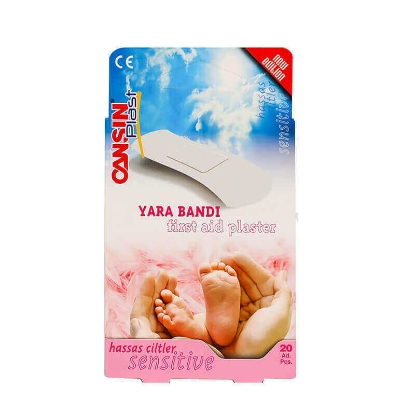 Cansin Plast First Aid Plaster Sensitive 20 Pcs