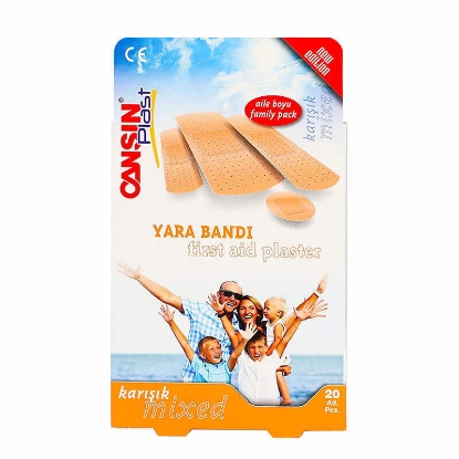 Cansin Plast First Aid Plaster Mixed Size 20 Pcs