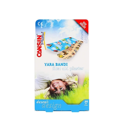 Cansin Plast First Aid Plaster Kids Design 20 Pcs 