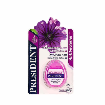 بريزيدنت خيط تنظيف الأسنان المضاد للبكتيريا 20 م 