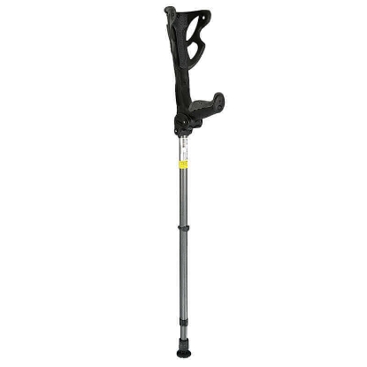 FDI Ergodynamic Elbow Crutch Black With Black Grip (S) EDS 02/02 1 Pc