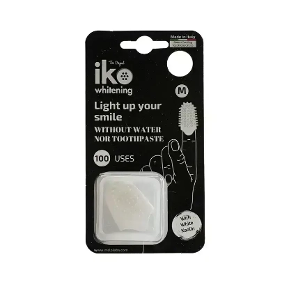 ميلو ايكو فرشاة اصبع بيضاء لتبييض الأسنان متوسطة 1 قطعة