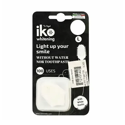 ميلو ايكو فرشاة اصبع بيضاء لتبييض الأسنان كبيرة 1 قطعة