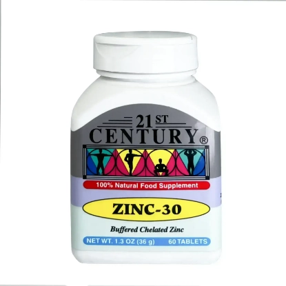 21St Century Zinc 30 Mg 60'S