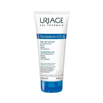 Uriage Bariederm Cica Cleansing Gel With Cu-Zn 200 ml 