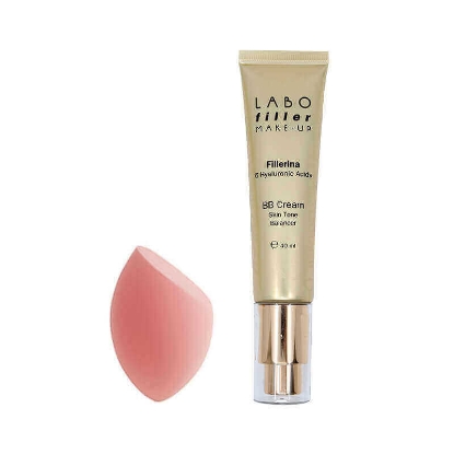fillerina bb cream grade 1+ beauty blender 
