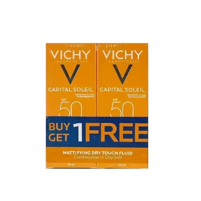 Vichy Capital Soleil SPF 50 Mattifying Dry Touch Fluid Offer 1+1 