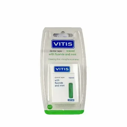 Vitis Waxed Dental Tape Green 50 m