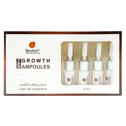 ريفيتول كيراتين فورت أمبولات تساقط الشعر 8*3 مل لشعر جميل وصحي