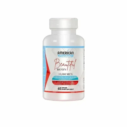 American Creations Beautiful Biotin 10000 mcg 60 Caps 