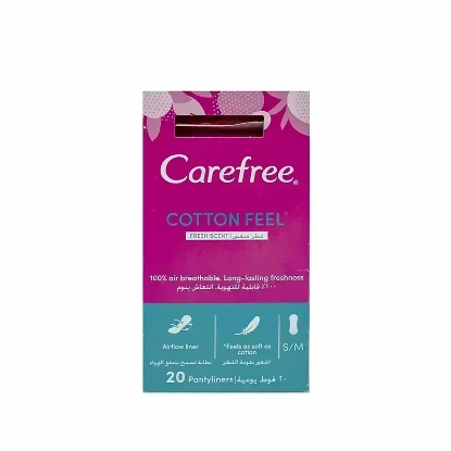 Carefree Cotton Feel Fresh Scent Pantyliners 20 Pcs 