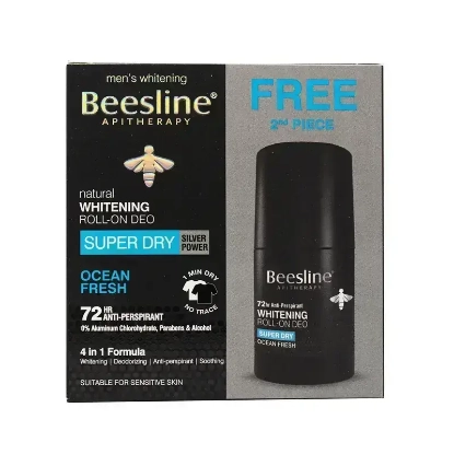 Beesline Super Dry Ocean Fresh Roll On Deo For Men 1+1 Offer 