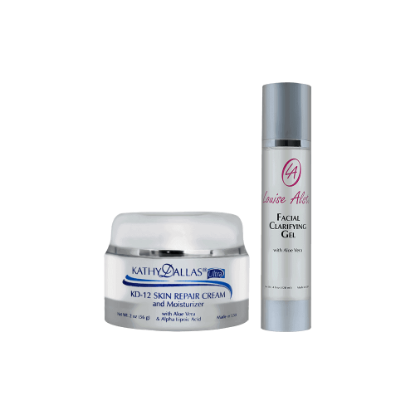 مجموعة عرض لويس الستون غسول الوجه + كاثي دالاس كي دي 12 كريم مجدد البشرة