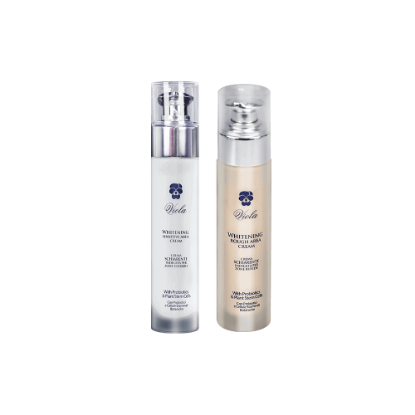 مجموعة عرض فيولا لتفتيح البشرة الحساسة والخشنة