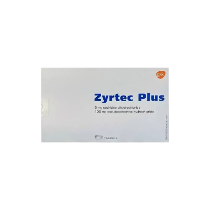 Zyrtec Plus 5/120 mg 14 Tabs 