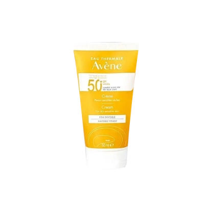 افين كريم واقي للشمس بعامل حماية 50+ للبشرة الحساسة الجافة 50 مل 