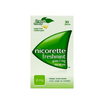 Nicorette 2 mg Freshmint Gum 30 Pcs 