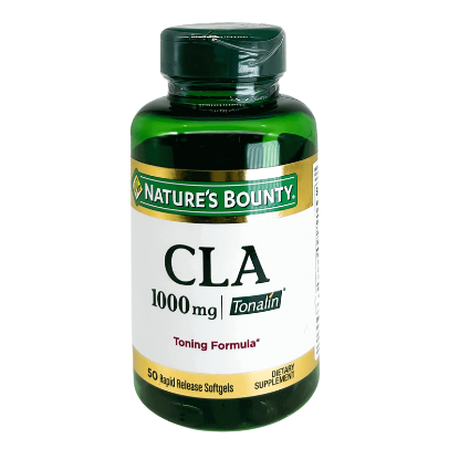 Natures Bounty CLA Tonalin 1000 mg Softgels 50'S