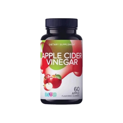 Livs Apple Cider Vinegar with Apple Flavor 60 Gummies 