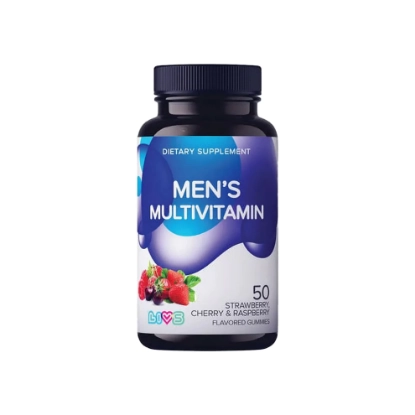 Livs Men's Multivitamin with Berries Flavor 50 Gummies 
