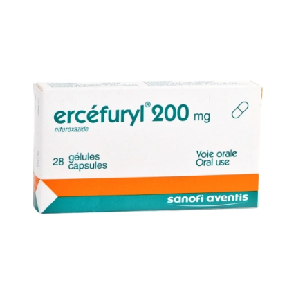Ercefuryl 200Mg Capsules 28's diarrhea