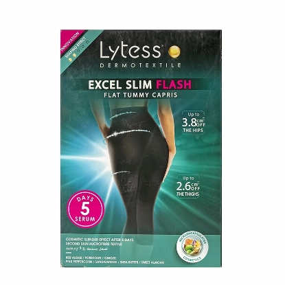 Lytess Flash Flat Tummy Capris Black L/XL 