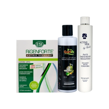 مجموعة للعناية بالشعر المتساقط