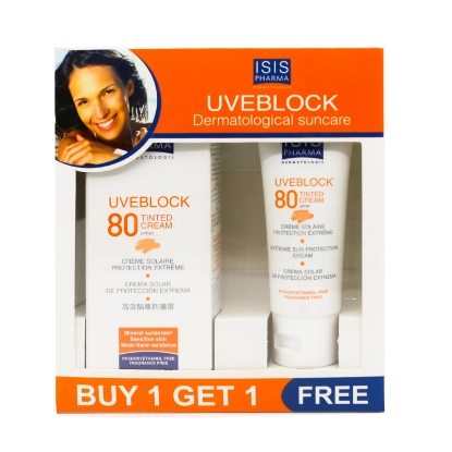 ISIS Uveblock SPF 80 Tinted Cream Offer Isisuvof