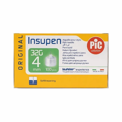 بيك انسوبين إبر قلم للحقن تحت الجلد 32 جم*4 مم 100 إبرة