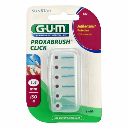 Butler Gum Proxabrush Click Interdental Refill 1.4 mm 6 Pcs 
