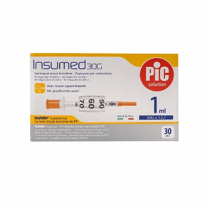 بيك انسوميد سرنجات الأنسولين 1 مل 30 جم*12.7 مم 30 سرنجة 